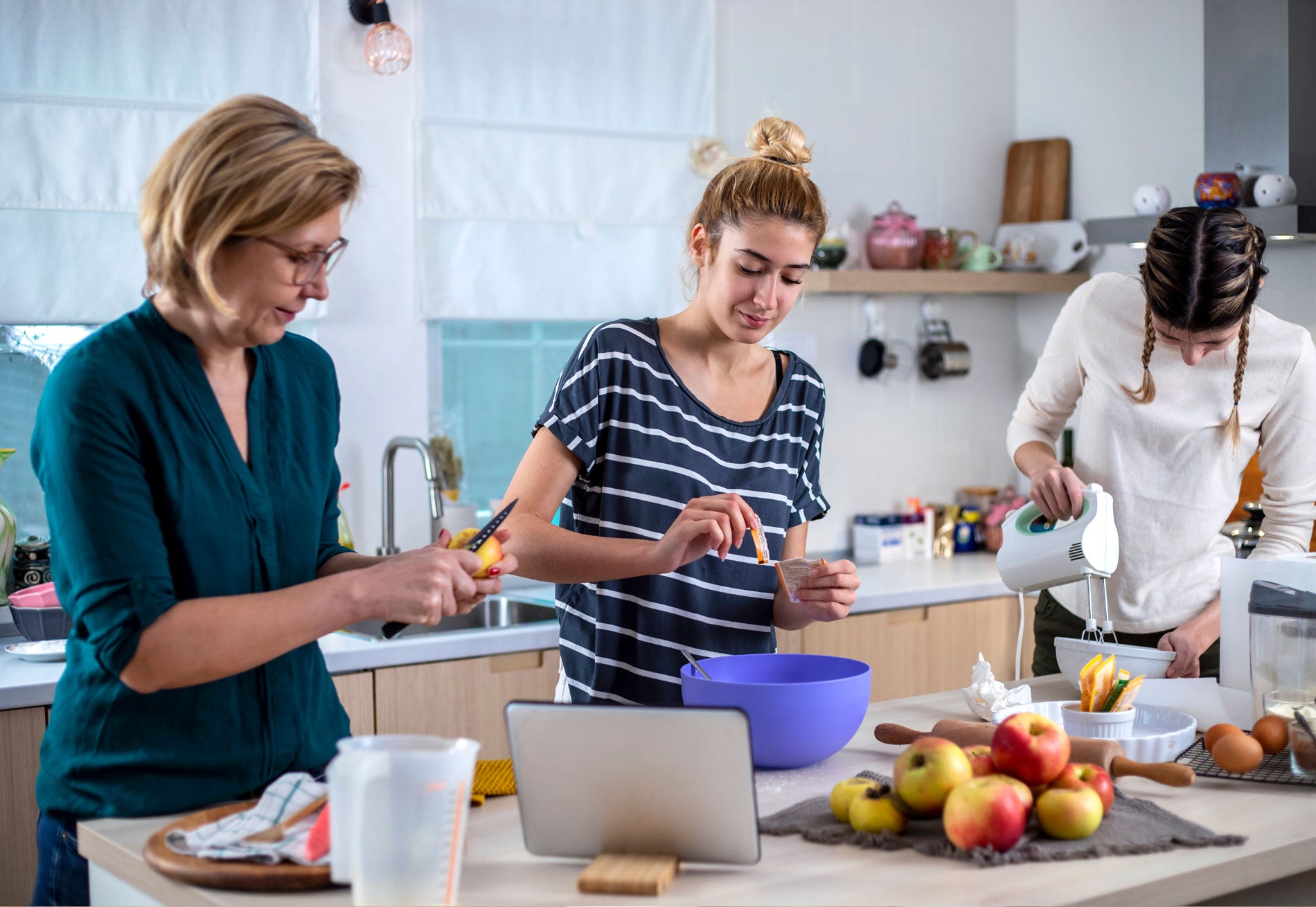 people cooking